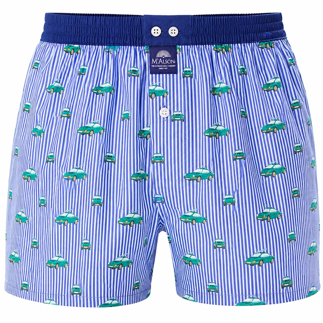 Mc Alson boxer Porsche blauw